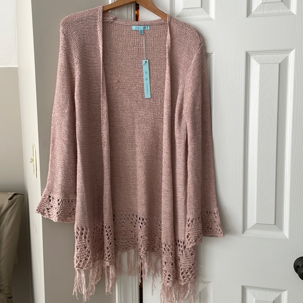 Pink Cardigan. Brand new!